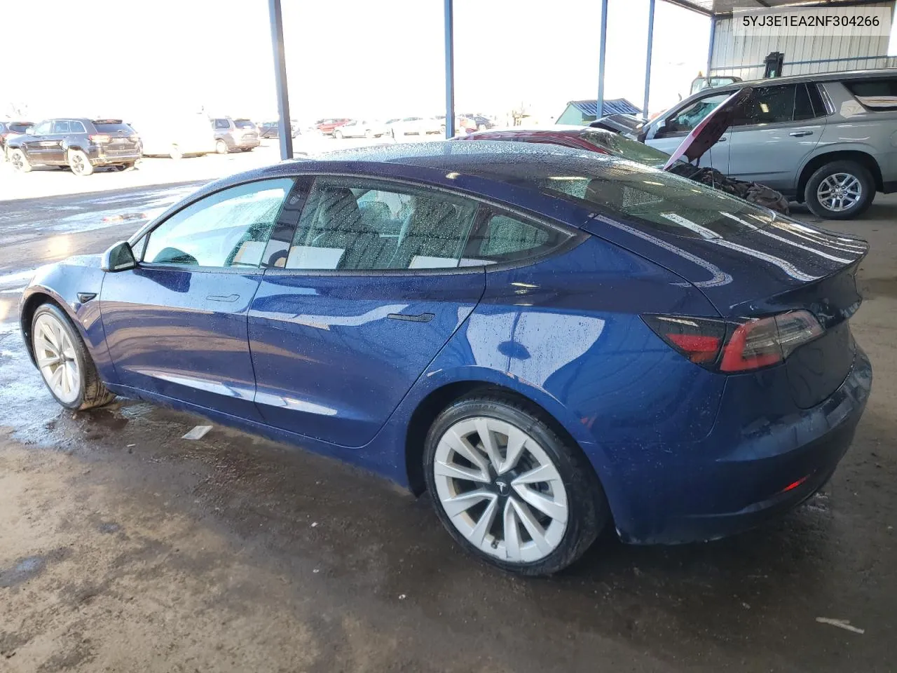 2022 Tesla Model 3 VIN: 5YJ3E1EA2NF304266 Lot: 80013534