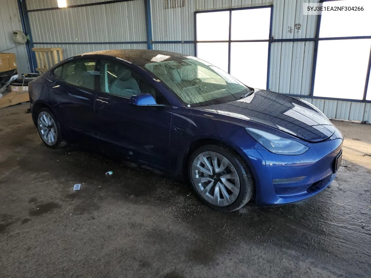 2022 Tesla Model 3 VIN: 5YJ3E1EA2NF304266 Lot: 80013534