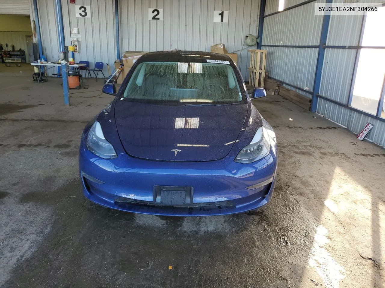 2022 Tesla Model 3 VIN: 5YJ3E1EA2NF304266 Lot: 80013534