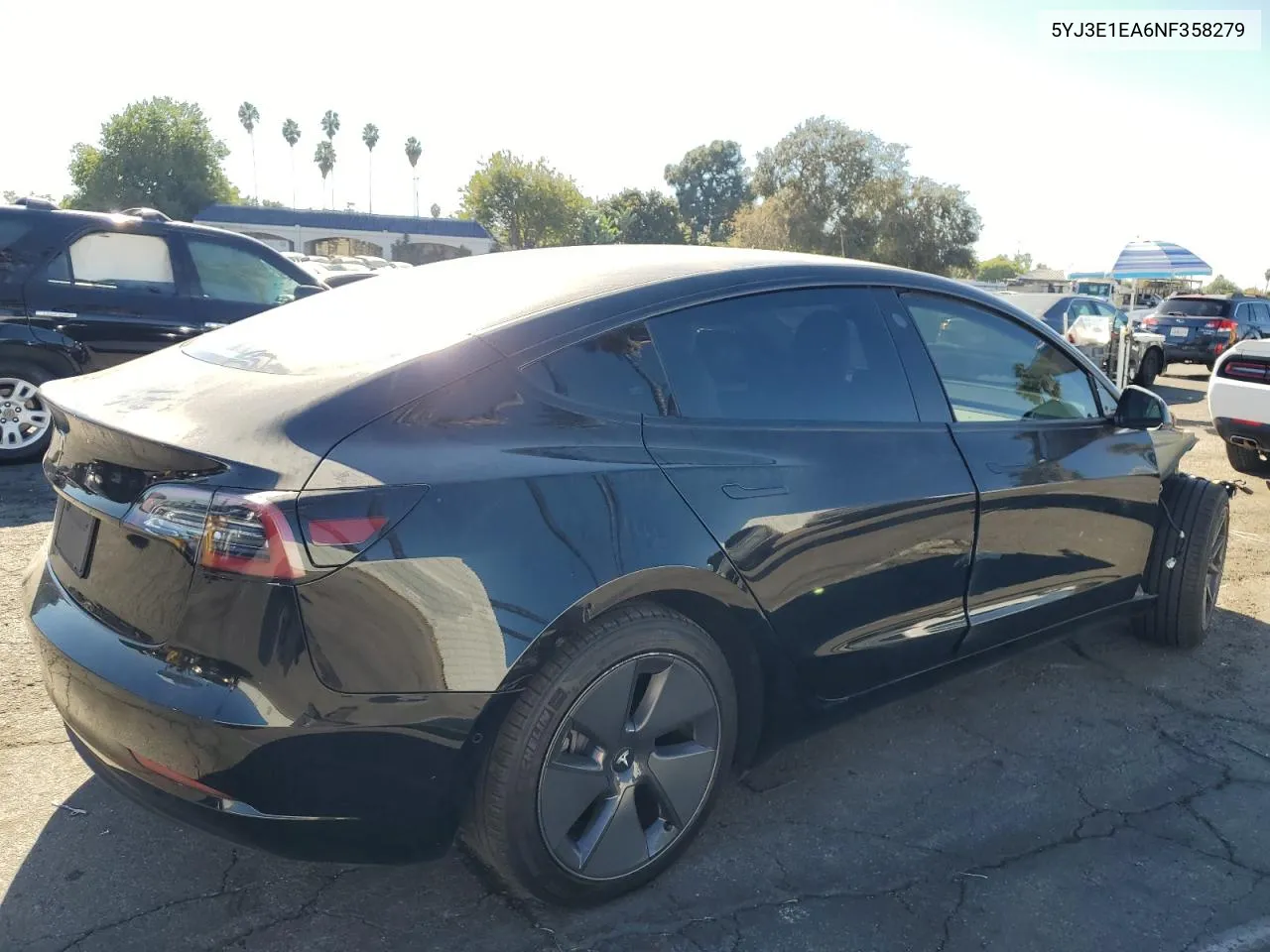 2022 Tesla Model 3 VIN: 5YJ3E1EA6NF358279 Lot: 80114924