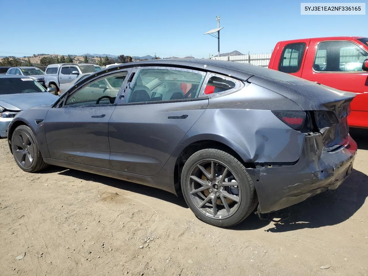 2022 Tesla Model 3 VIN: 5YJ3E1EA2NF336165 Lot: 80166114