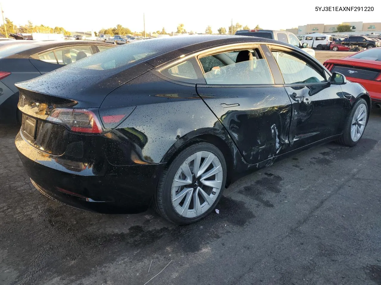 2022 Tesla Model 3 VIN: 5YJ3E1EAXNF291220 Lot: 80663734