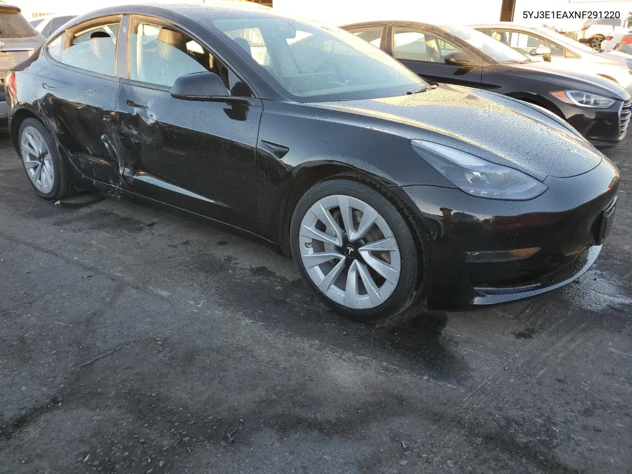 2022 Tesla Model 3 VIN: 5YJ3E1EAXNF291220 Lot: 80663734