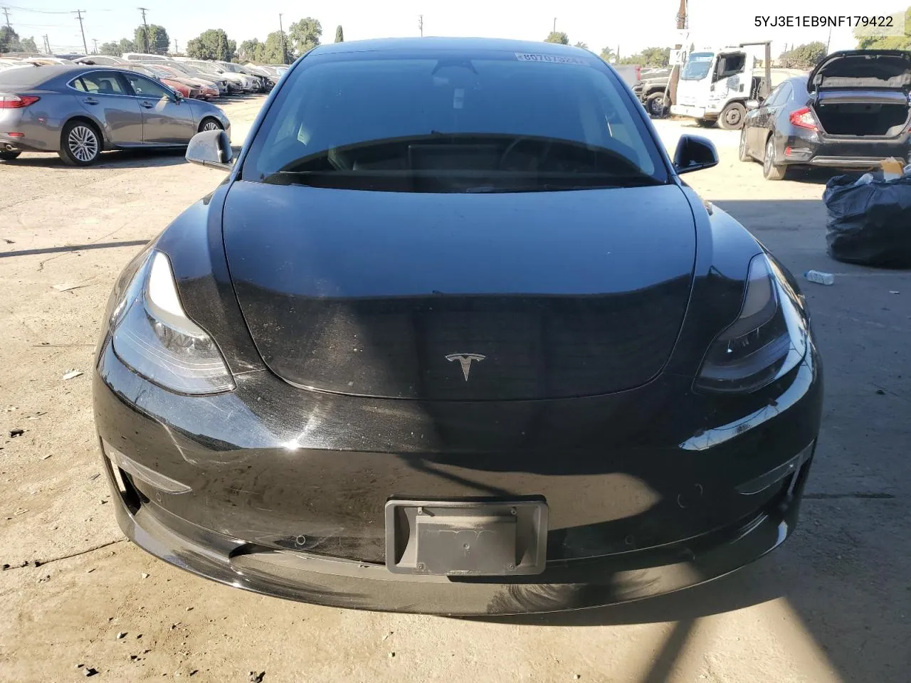 2022 Tesla Model 3 VIN: 5YJ3E1EB9NF179422 Lot: 80707324