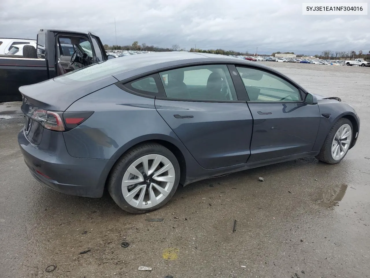 2022 Tesla Model 3 VIN: 5YJ3E1EA1NF304016 Lot: 81518984