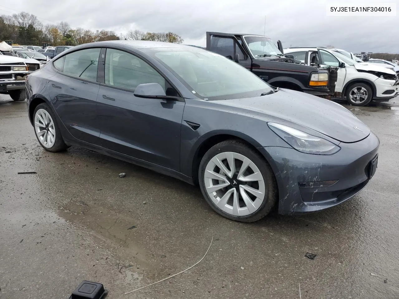 2022 Tesla Model 3 VIN: 5YJ3E1EA1NF304016 Lot: 81518984