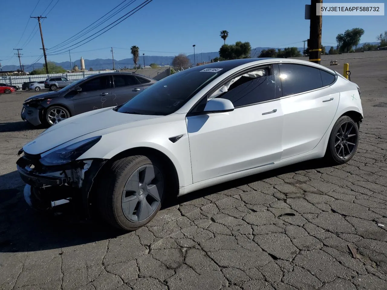 2023 Tesla Model 3 VIN: 5YJ3E1EA6PF588732 Lot: 49887464