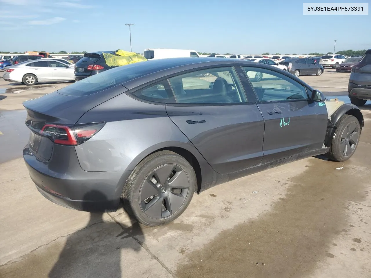 2023 Tesla Model 3 VIN: 5YJ3E1EA4PF673391 Lot: 54545234