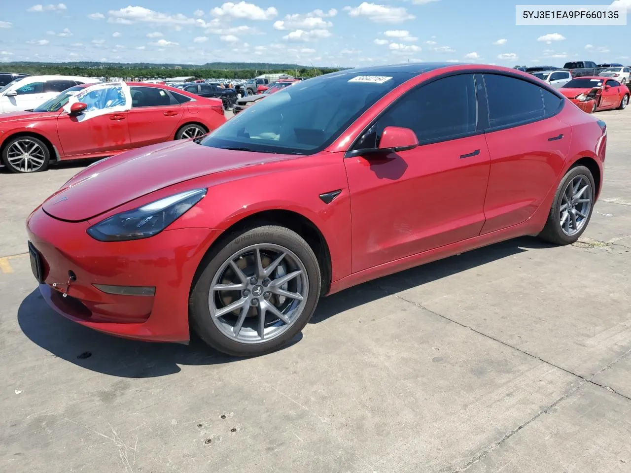 2023 Tesla Model 3 VIN: 5YJ3E1EA9PF660135 Lot: 56642164