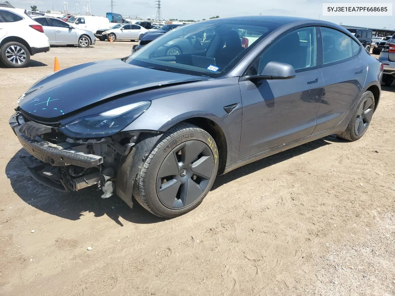 2023 Tesla Model 3 VIN: 5YJ3E1EA7PF668685 Lot: 57033424