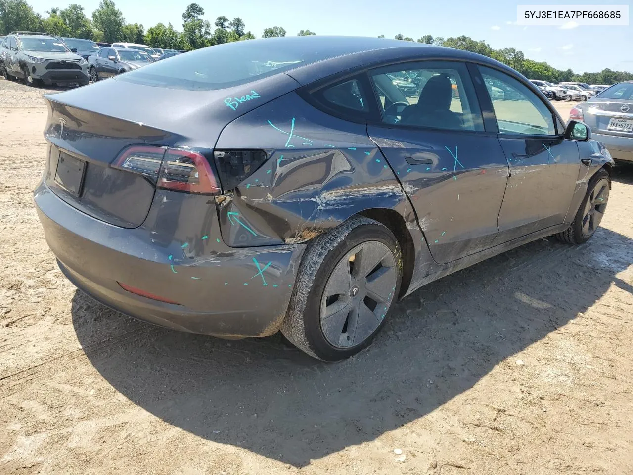 5YJ3E1EA7PF668685 2023 Tesla Model 3