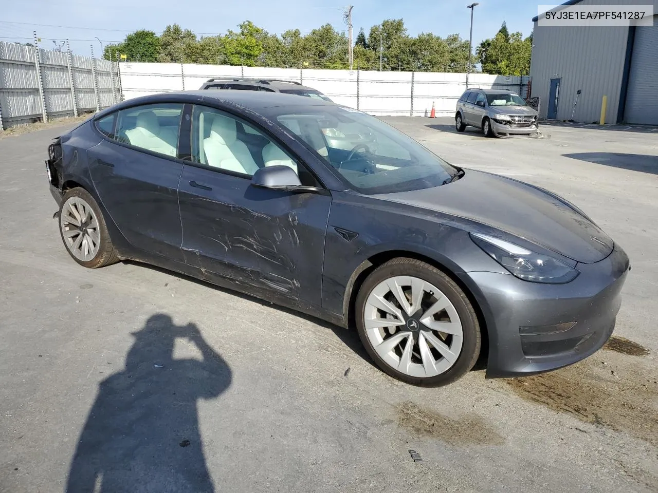 2023 Tesla Model 3 VIN: 5YJ3E1EA7PF541287 Lot: 57947854