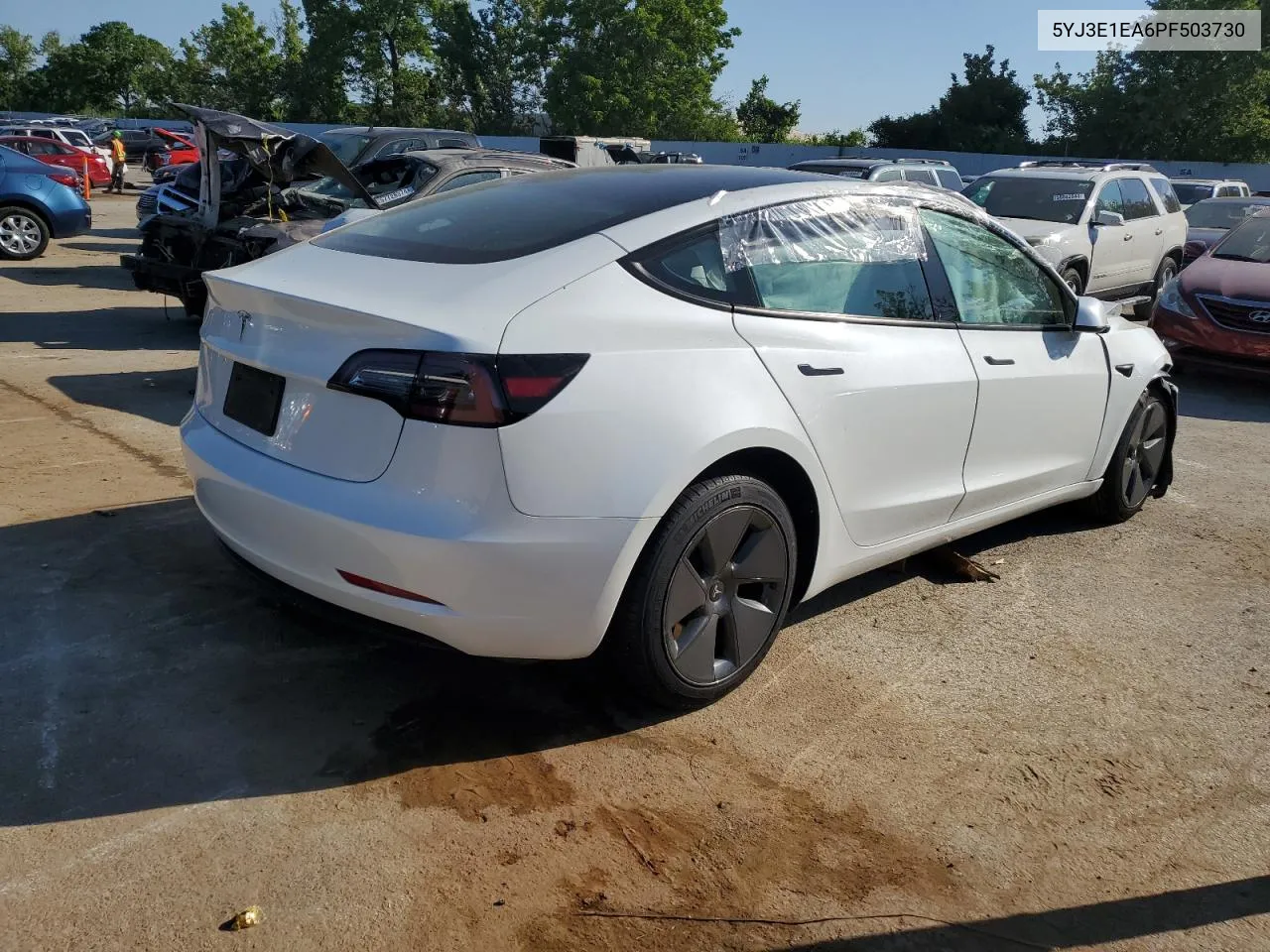 2023 Tesla Model 3 VIN: 5YJ3E1EA6PF503730 Lot: 58881694