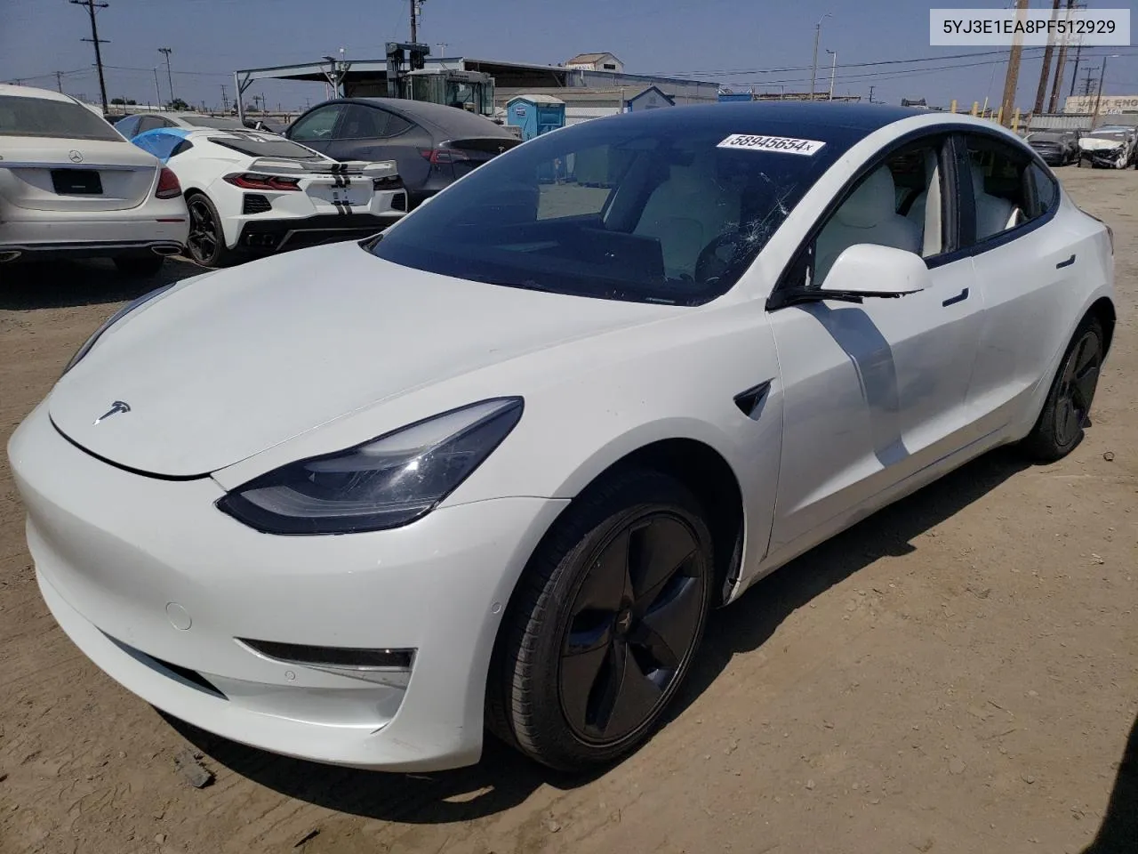 5YJ3E1EA8PF512929 2023 Tesla Model 3