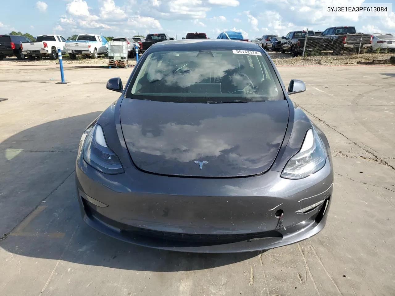 2023 Tesla Model 3 VIN: 5YJ3E1EA3PF613084 Lot: 59142574