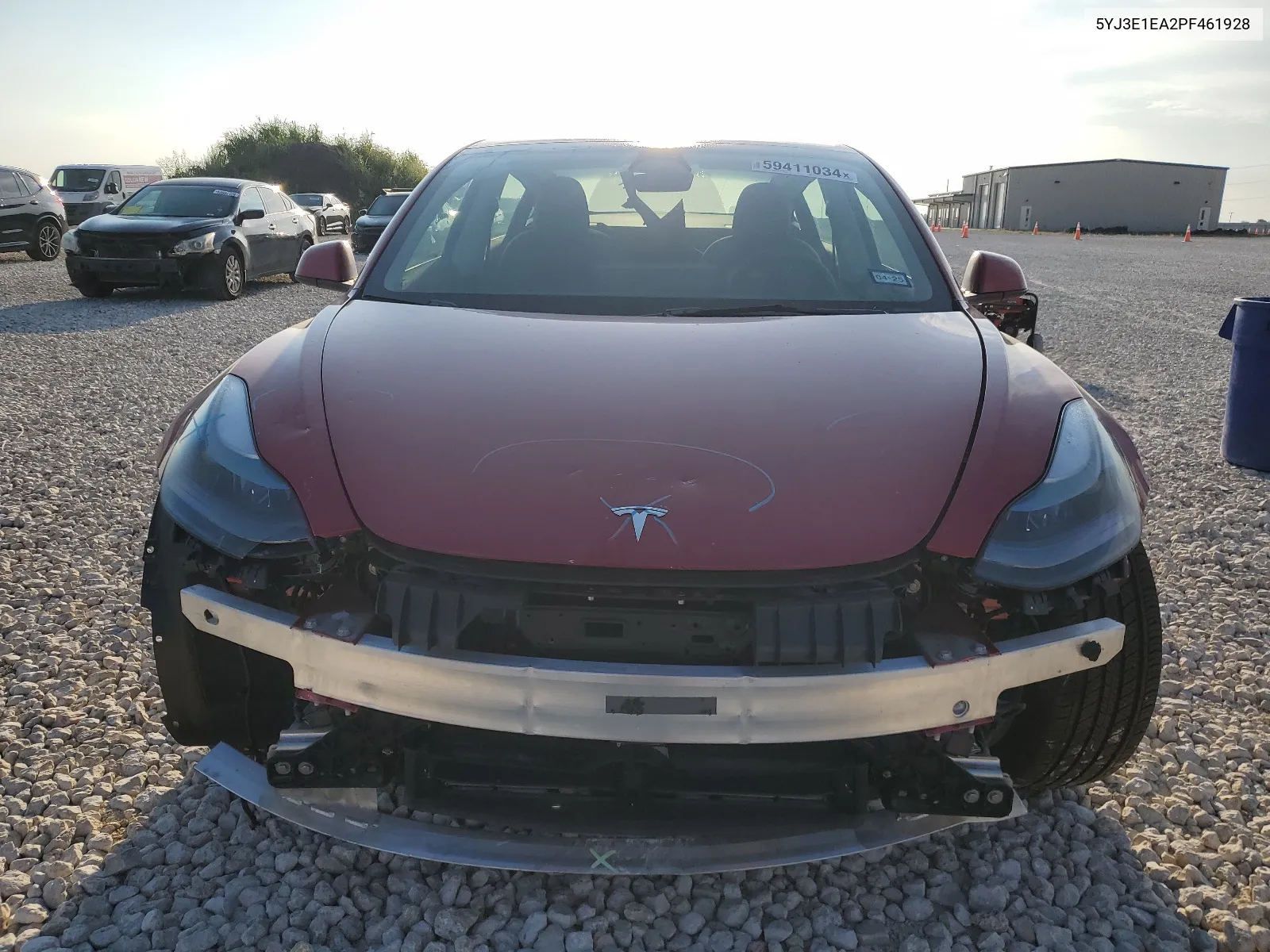 2023 Tesla Model 3 VIN: 5YJ3E1EA2PF461928 Lot: 59411034