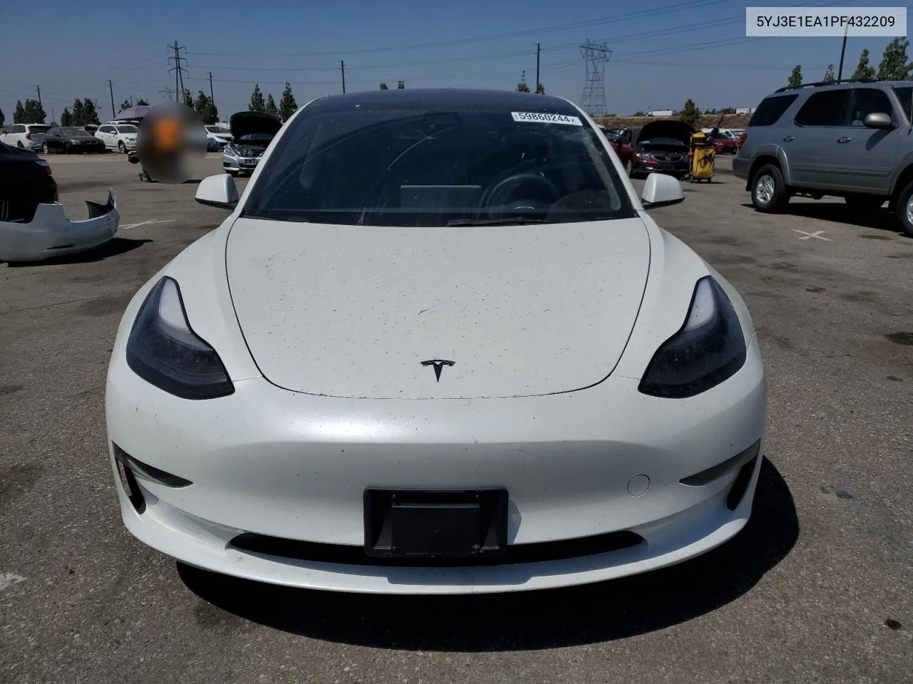 2023 Tesla Model 3 VIN: 5YJ3E1EA1PF432209 Lot: 59860244