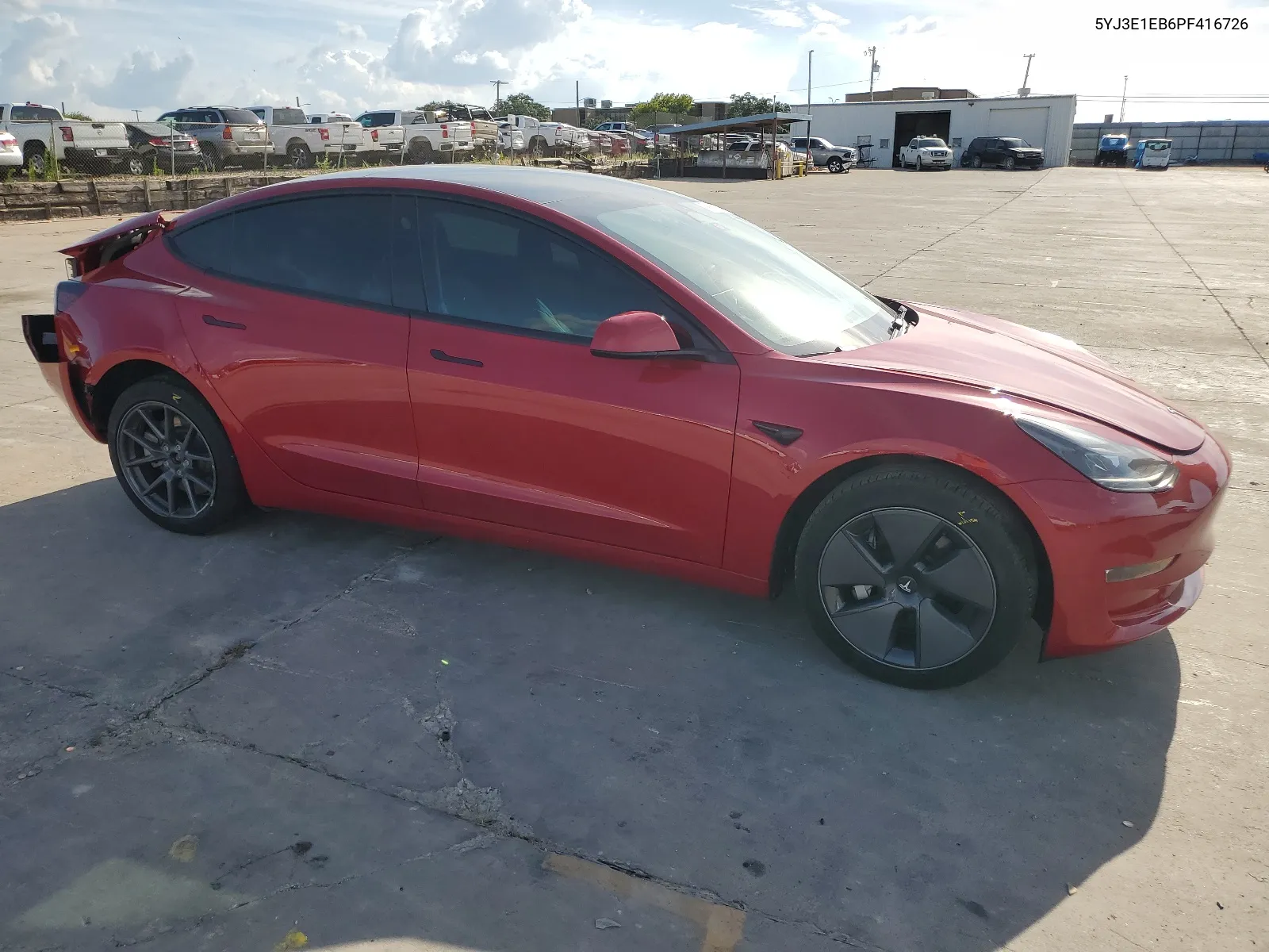 2023 Tesla Model 3 VIN: 5YJ3E1EB6PF416726 Lot: 59862534