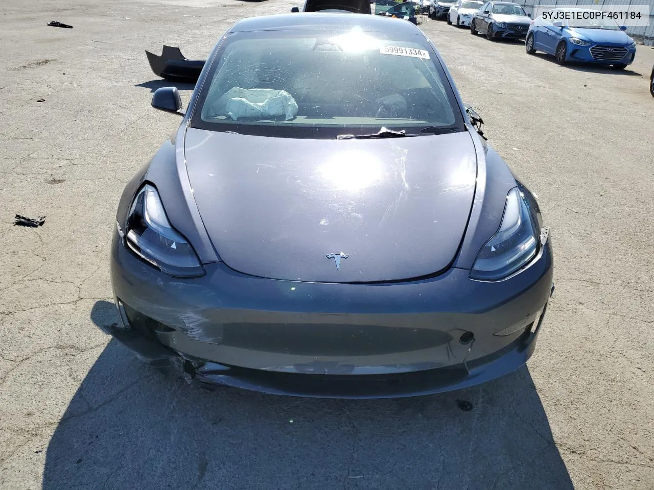 2023 Tesla Model 3 VIN: 5YJ3E1EC0PF461184 Lot: 59991334