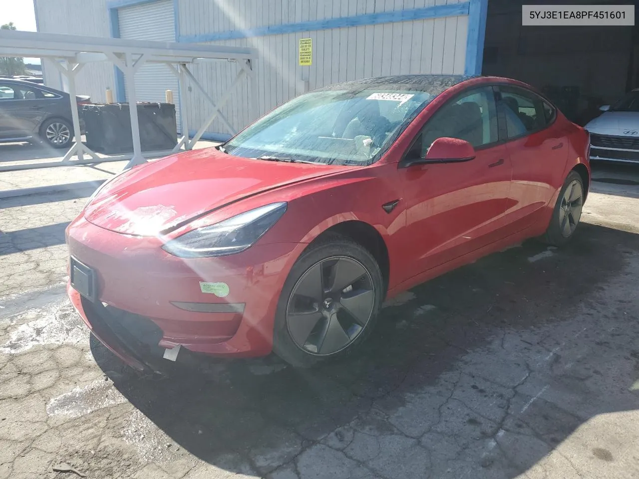 2023 Tesla Model 3 VIN: 5YJ3E1EA8PF451601 Lot: 60348344