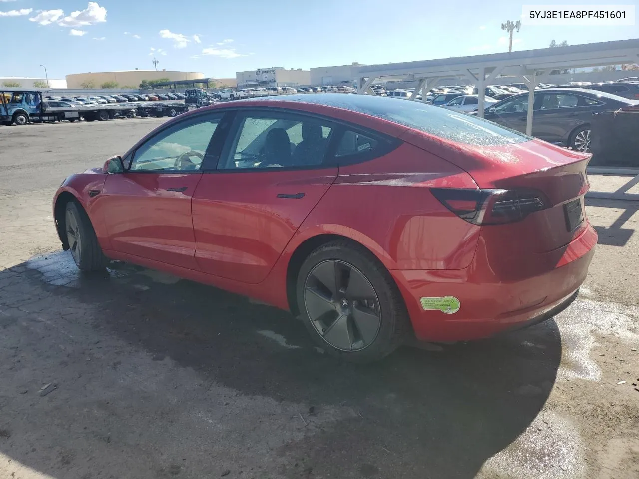 2023 Tesla Model 3 VIN: 5YJ3E1EA8PF451601 Lot: 60348344