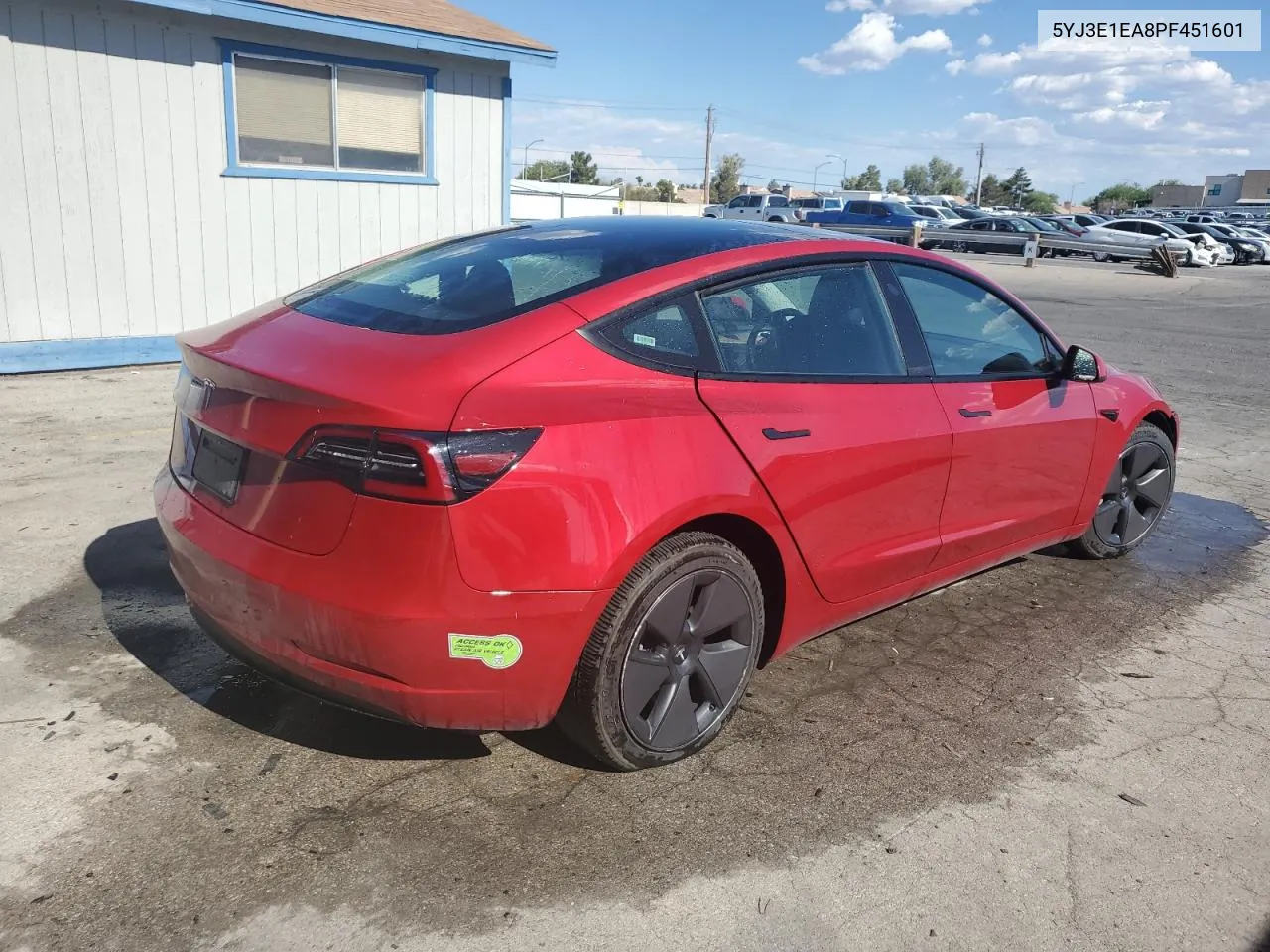 2023 Tesla Model 3 VIN: 5YJ3E1EA8PF451601 Lot: 60348344