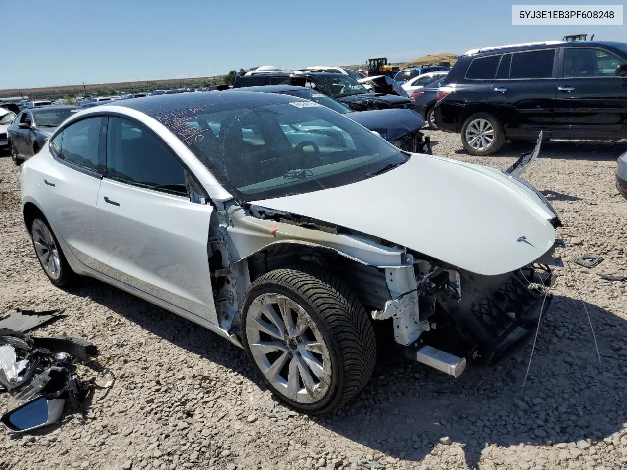 2023 Tesla Model 3 VIN: 5YJ3E1EB3PF608248 Lot: 60680194