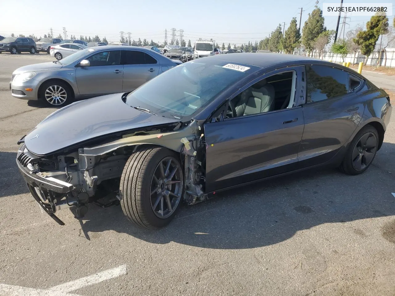 2023 Tesla Model 3 VIN: 5YJ3E1EA1PF662882 Lot: 60692624