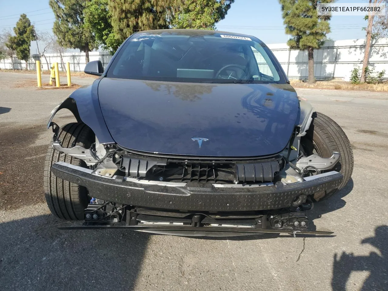 2023 Tesla Model 3 VIN: 5YJ3E1EA1PF662882 Lot: 60692624