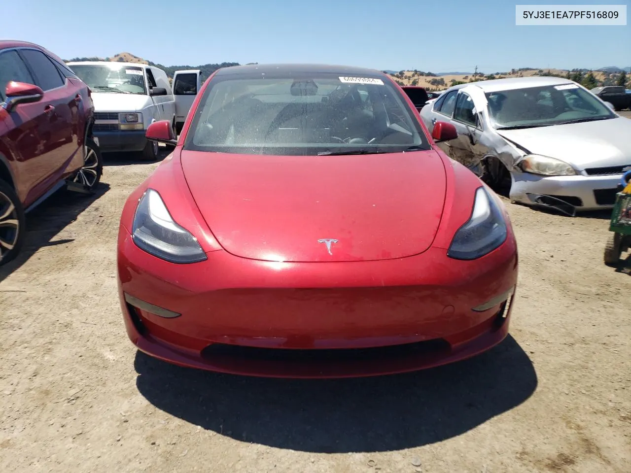 2023 Tesla Model 3 VIN: 5YJ3E1EA7PF516809 Lot: 60699884