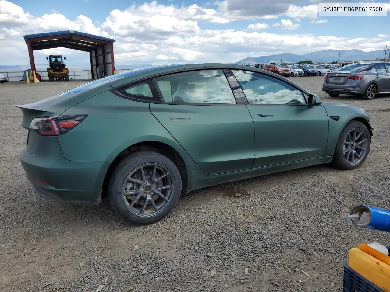 2023 Tesla Model 3 VIN: 5YJ3E1EB6PF617560 Lot: 61185044