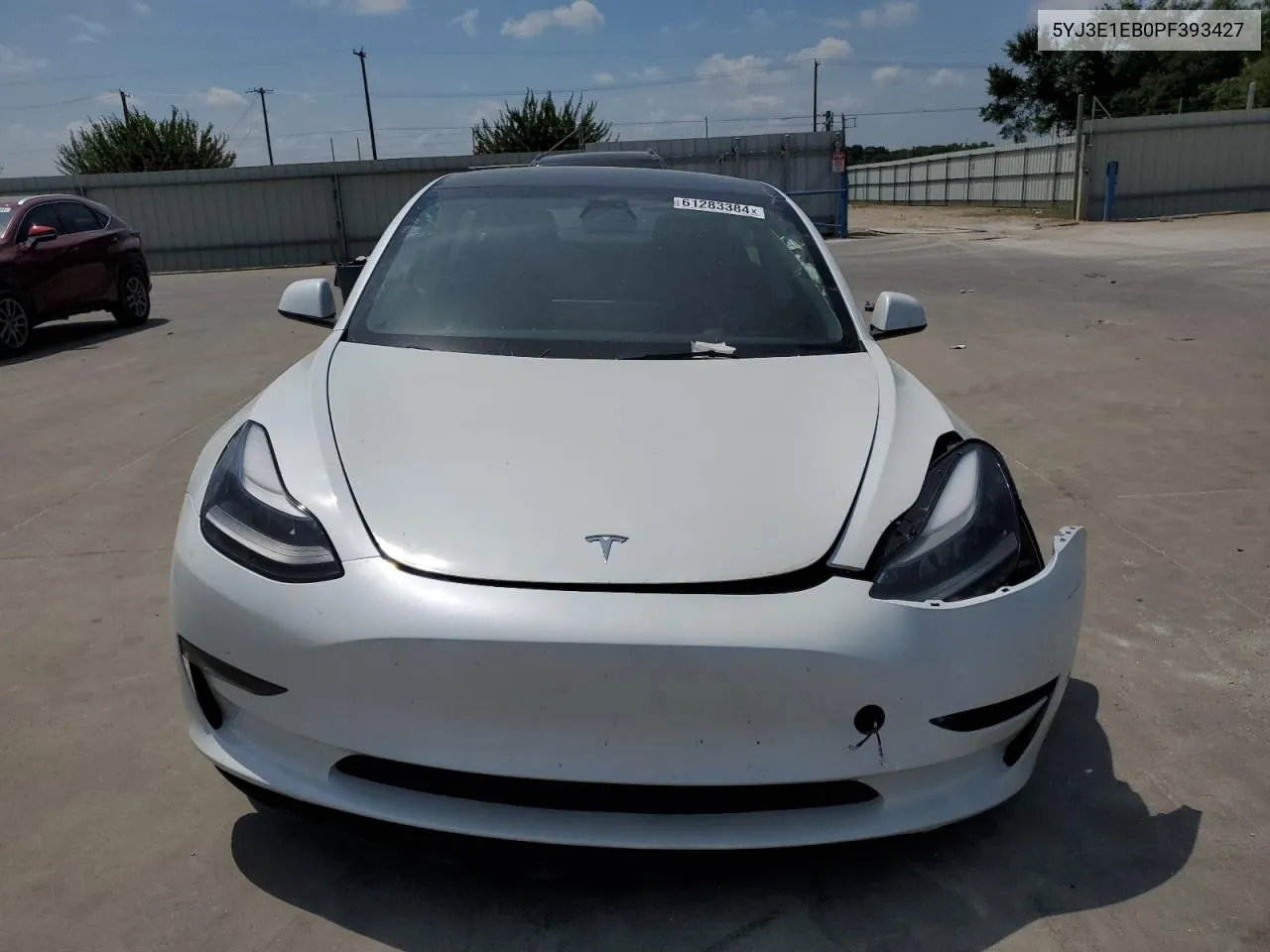 2023 Tesla Model 3 VIN: 5YJ3E1EB0PF393427 Lot: 61283384