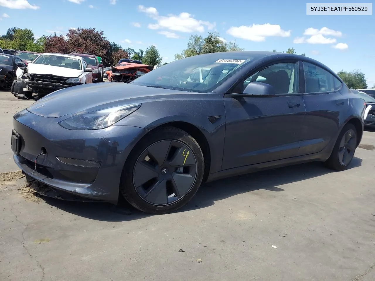 2023 Tesla Model 3 VIN: 5YJ3E1EA1PF560529 Lot: 61446094