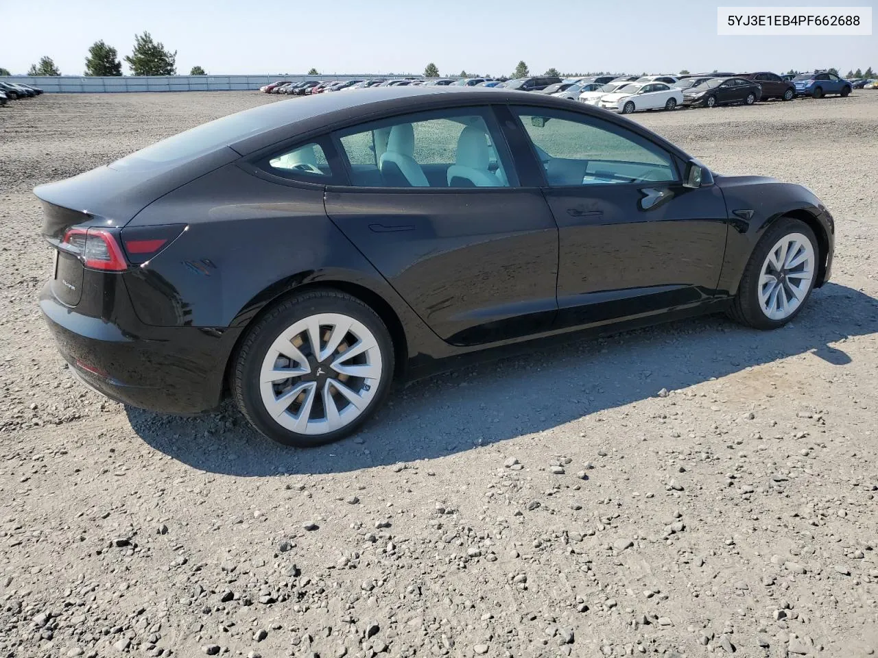 2023 Tesla Model 3 VIN: 5YJ3E1EB4PF662688 Lot: 61876254