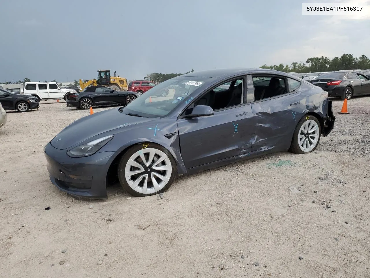 2023 Tesla Model 3 VIN: 5YJ3E1EA1PF616307 Lot: 62497984