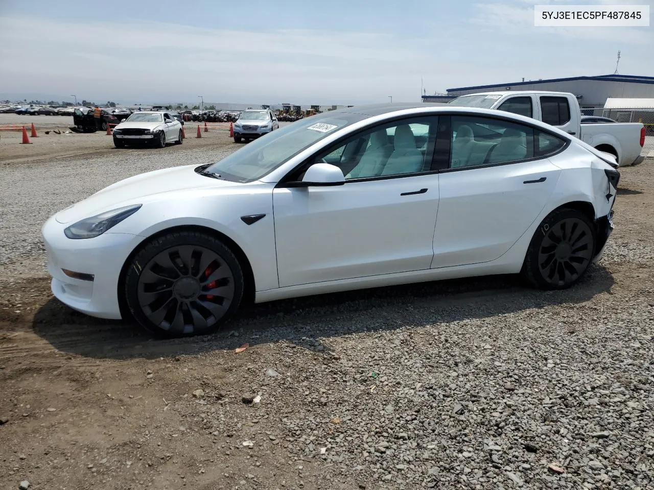 2023 Tesla Model 3 VIN: 5YJ3E1EC5PF487845 Lot: 62686164