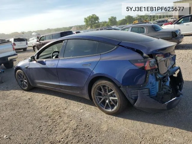 5YJ3E1EB1PF625677 2023 Tesla Model 3