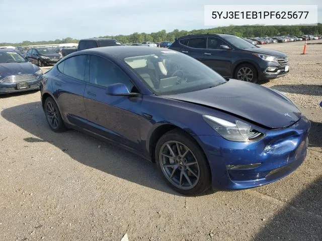 2023 Tesla Model 3 VIN: 5YJ3E1EB1PF625677 Lot: 62950994