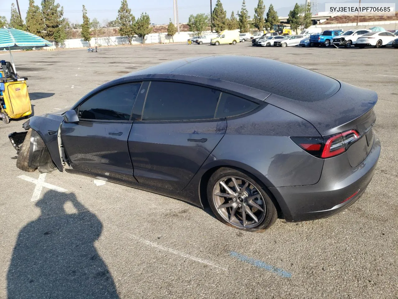 2023 Tesla Model 3 VIN: 5YJ3E1EA1PF706685 Lot: 63011664