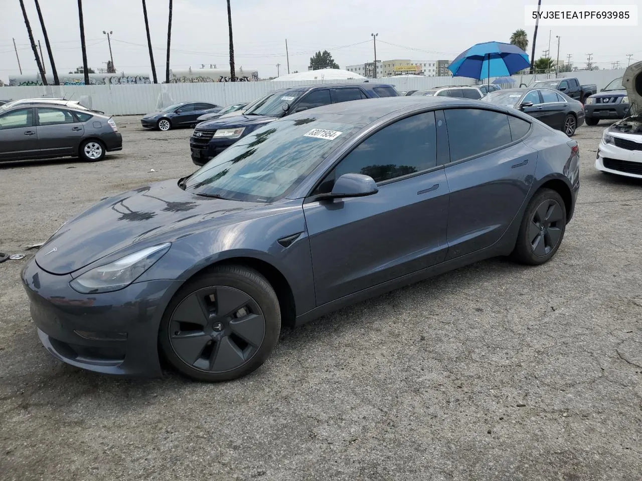 2023 Tesla Model 3 VIN: 5YJ3E1EA1PF693985 Lot: 63071954