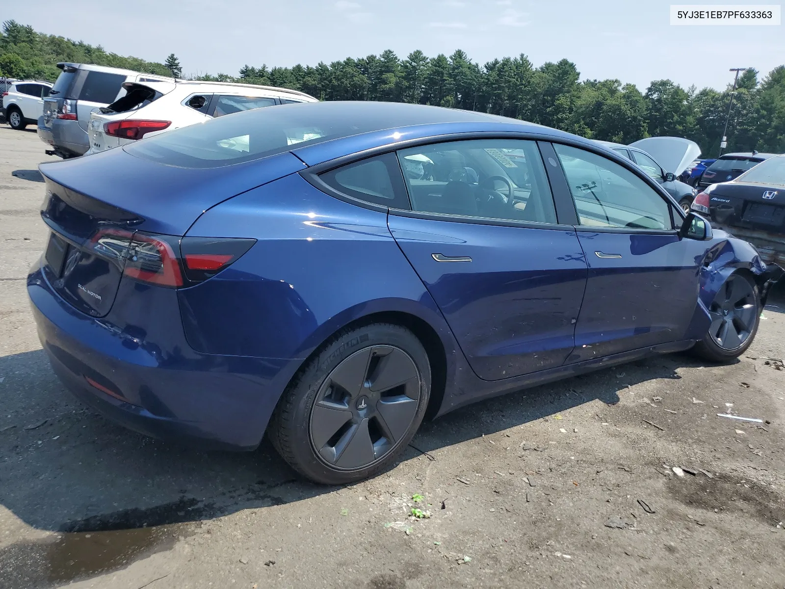 2023 Tesla Model 3 VIN: 5YJ3E1EB7PF633363 Lot: 63096004