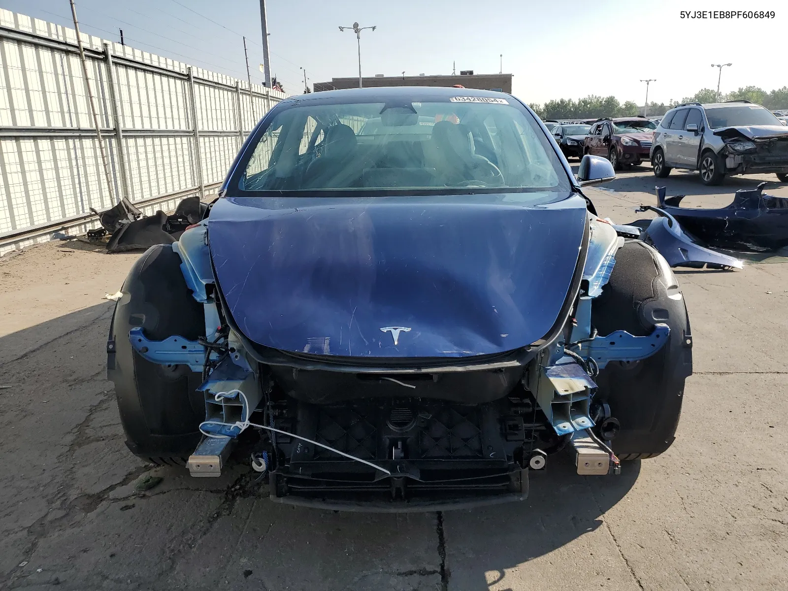 2023 Tesla Model 3 VIN: 5YJ3E1EB8PF606849 Lot: 63428054