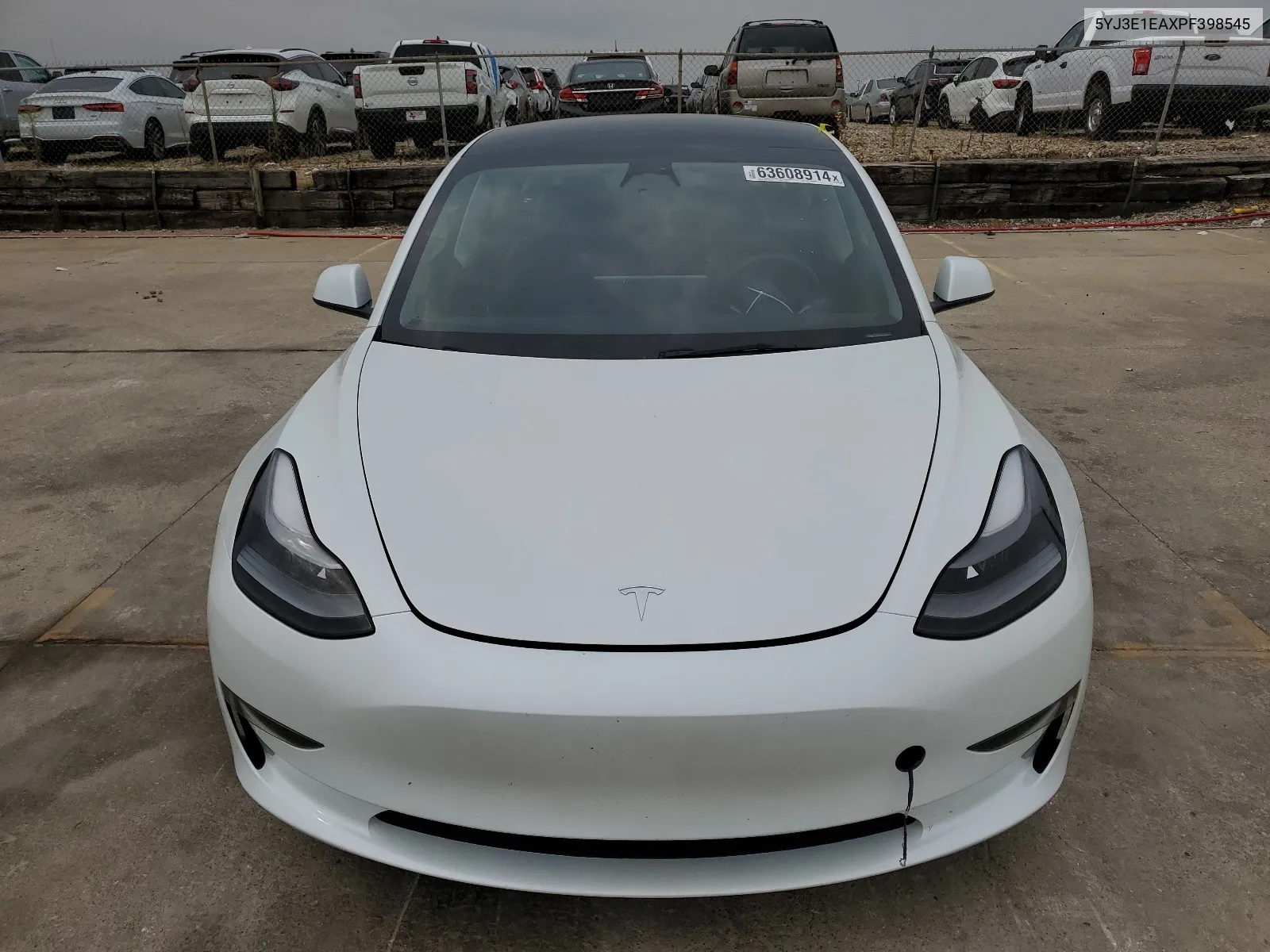 2023 Tesla Model 3 VIN: 5YJ3E1EAXPF398545 Lot: 63608914