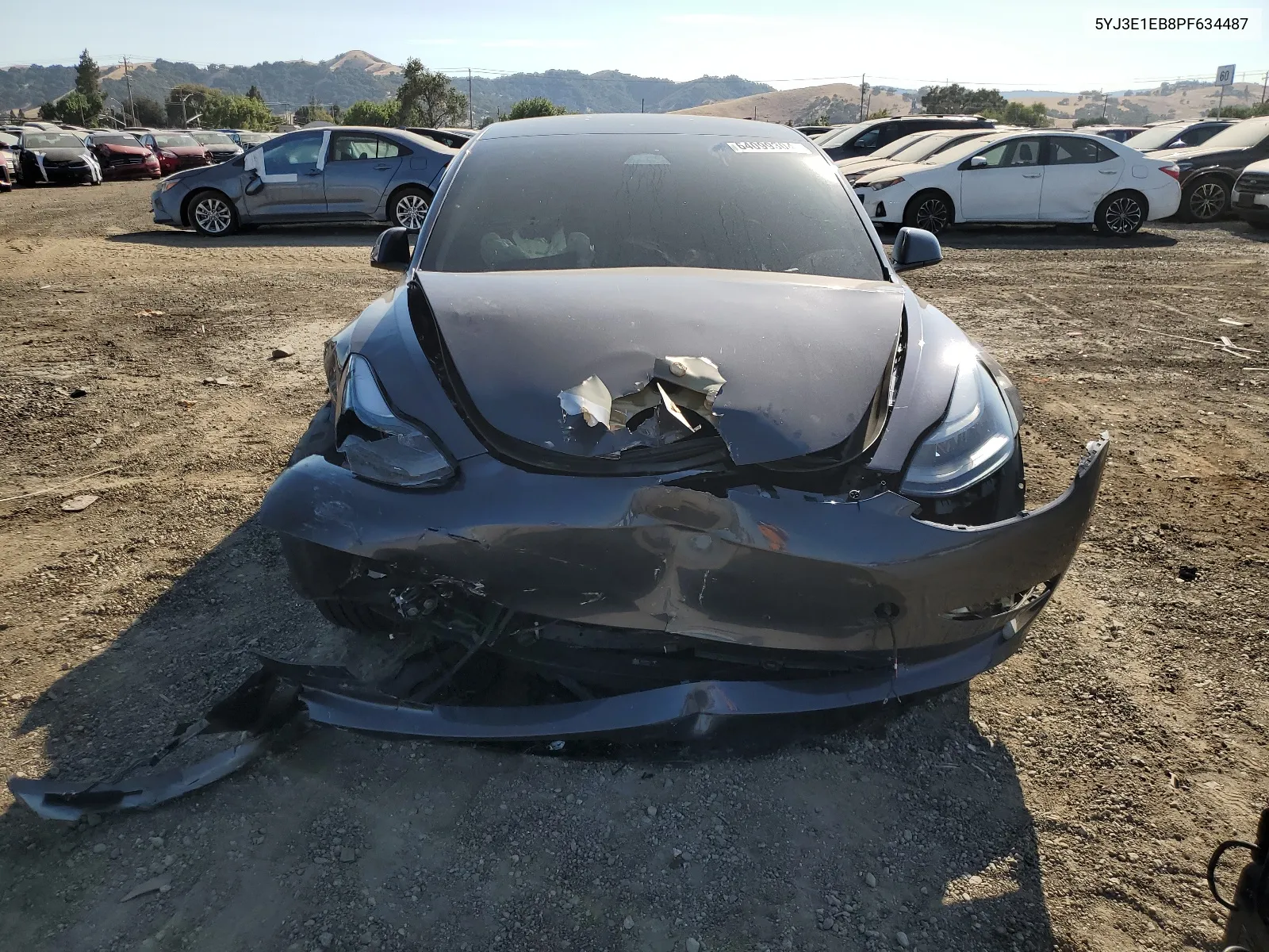 2023 Tesla Model 3 VIN: 5YJ3E1EB8PF634487 Lot: 64099304