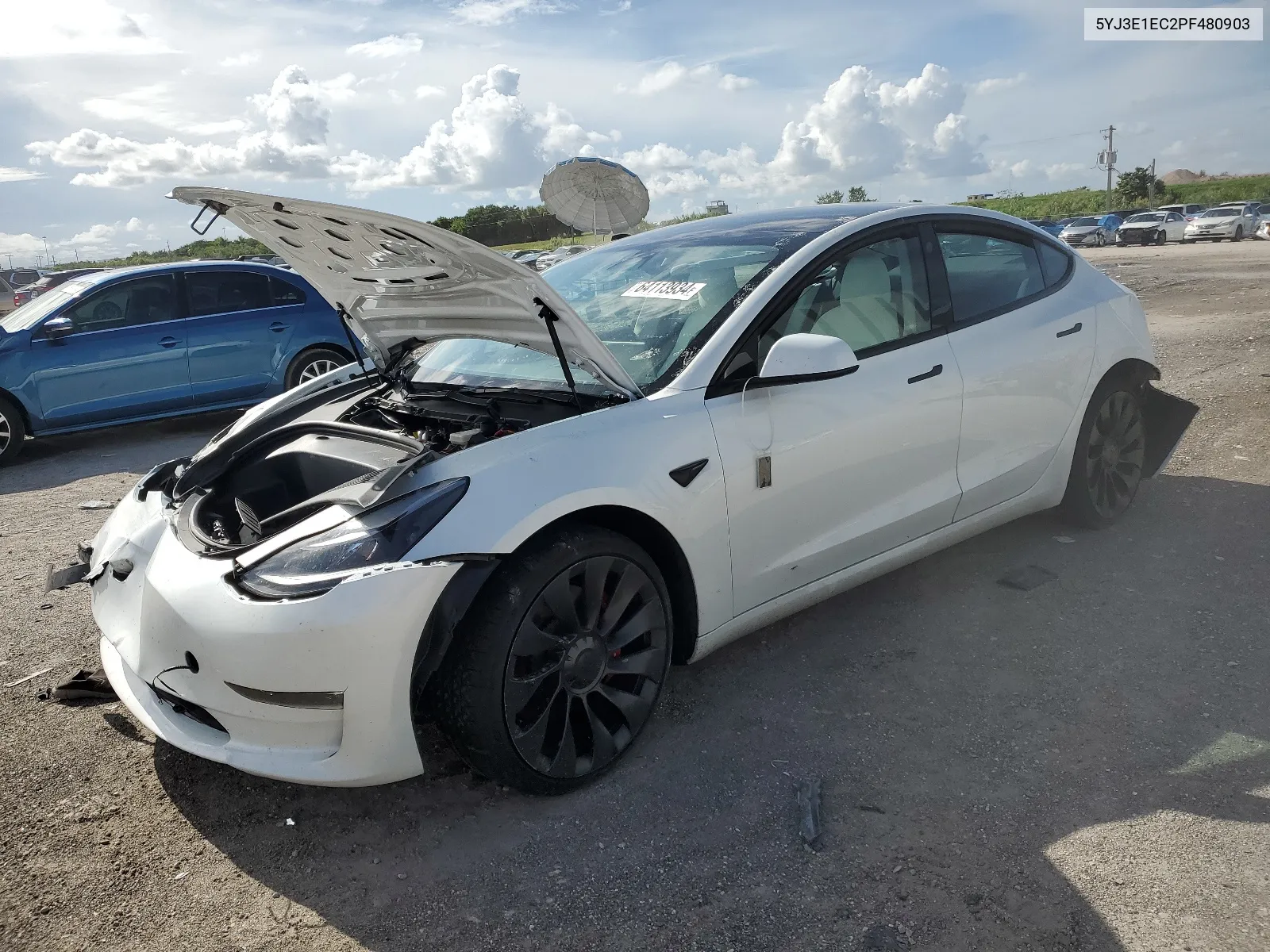 5YJ3E1EC2PF480903 2023 Tesla Model 3