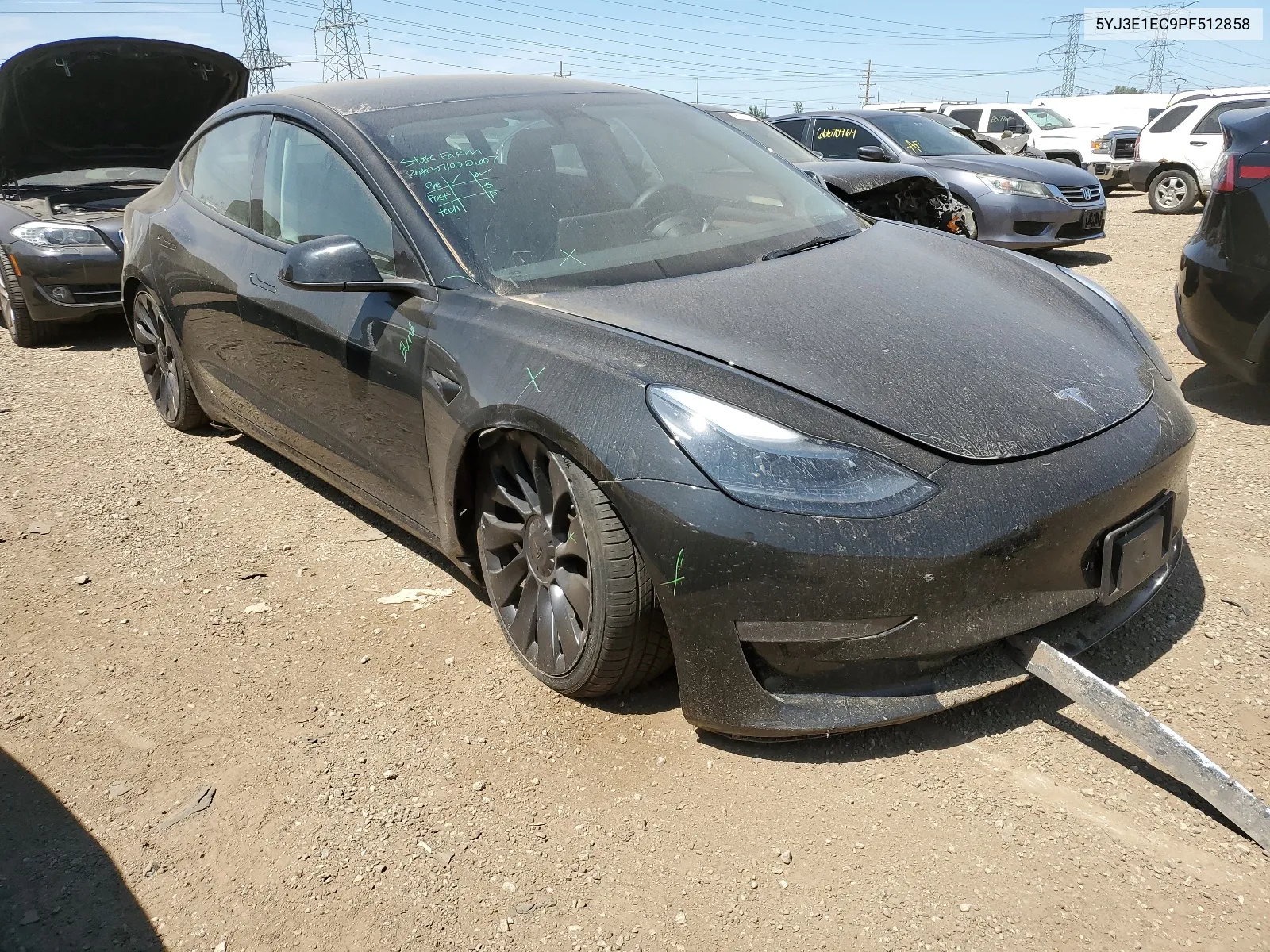 5YJ3E1EC9PF512858 2023 Tesla Model 3