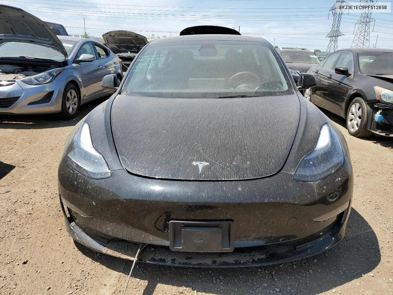 2023 Tesla Model 3 VIN: 5YJ3E1EC9PF512858 Lot: 64658844