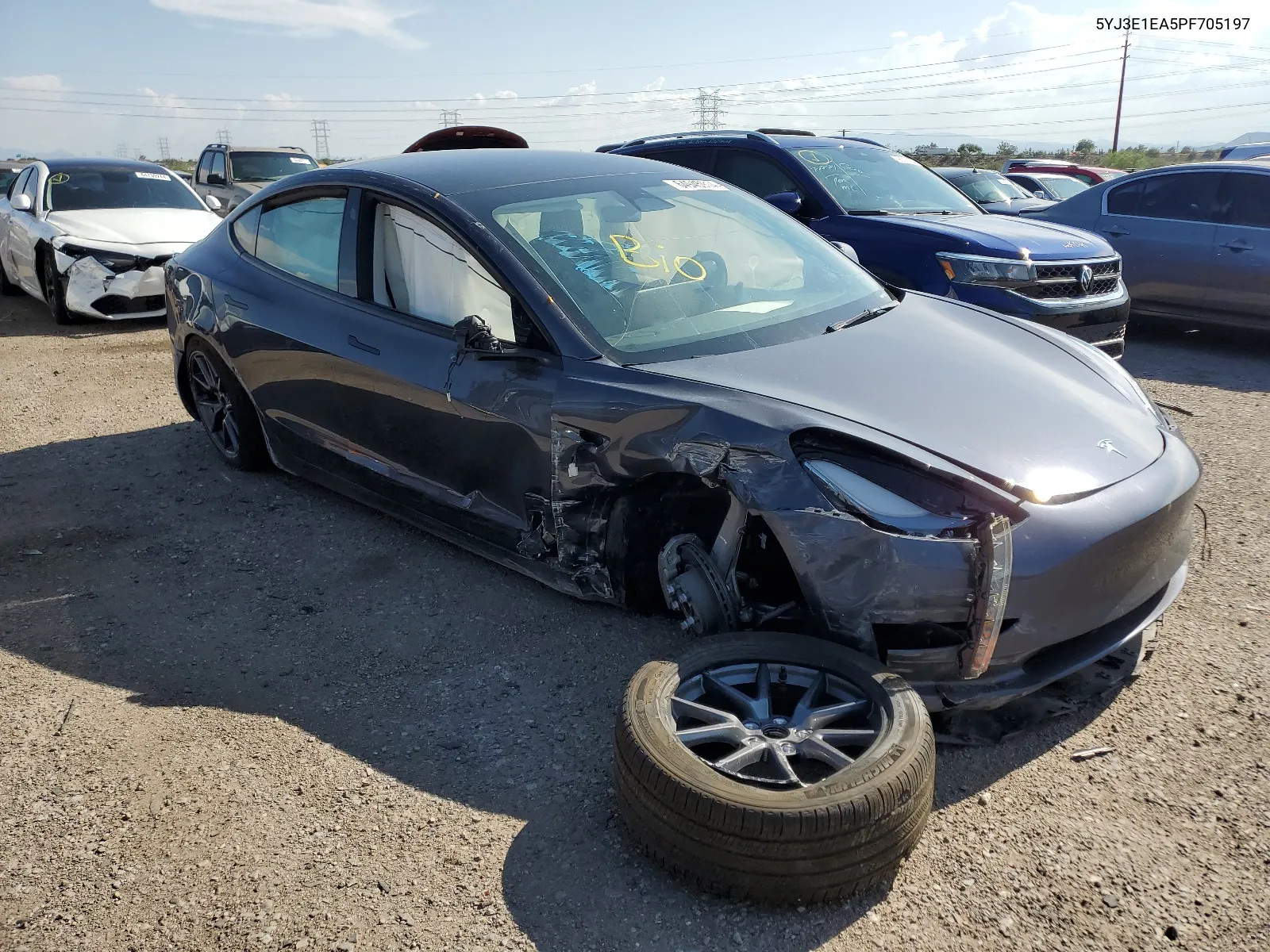 5YJ3E1EA5PF705197 2023 Tesla Model 3