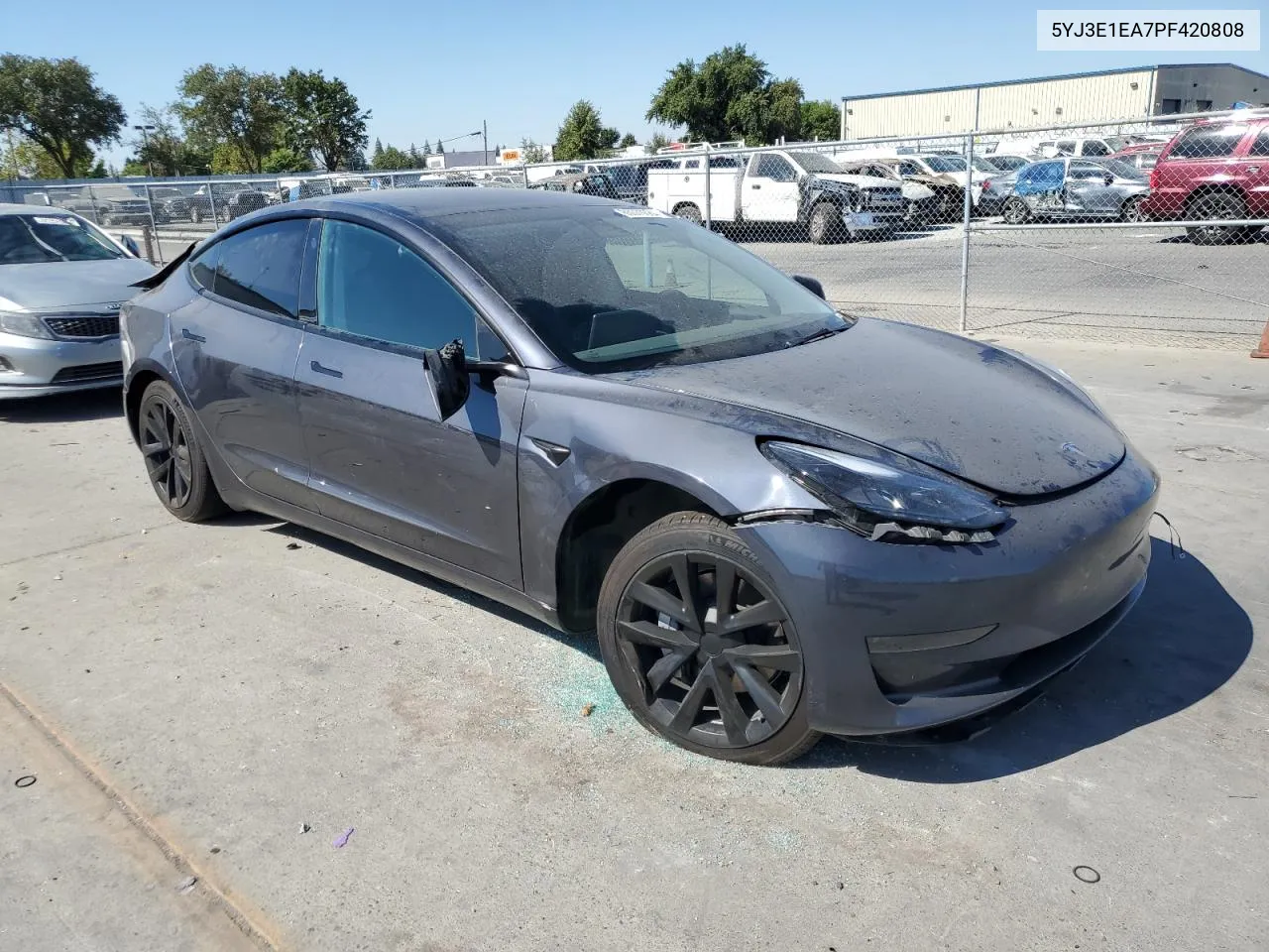 2023 Tesla Model 3 VIN: 5YJ3E1EA7PF420808 Lot: 65570384