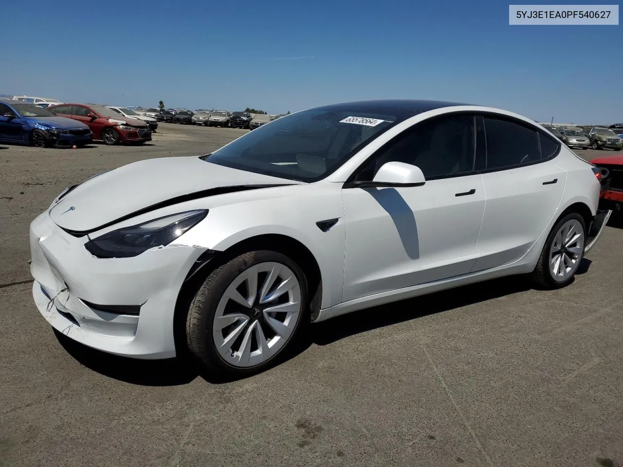 2023 Tesla Model 3 VIN: 5YJ3E1EA0PF540627 Lot: 65578564